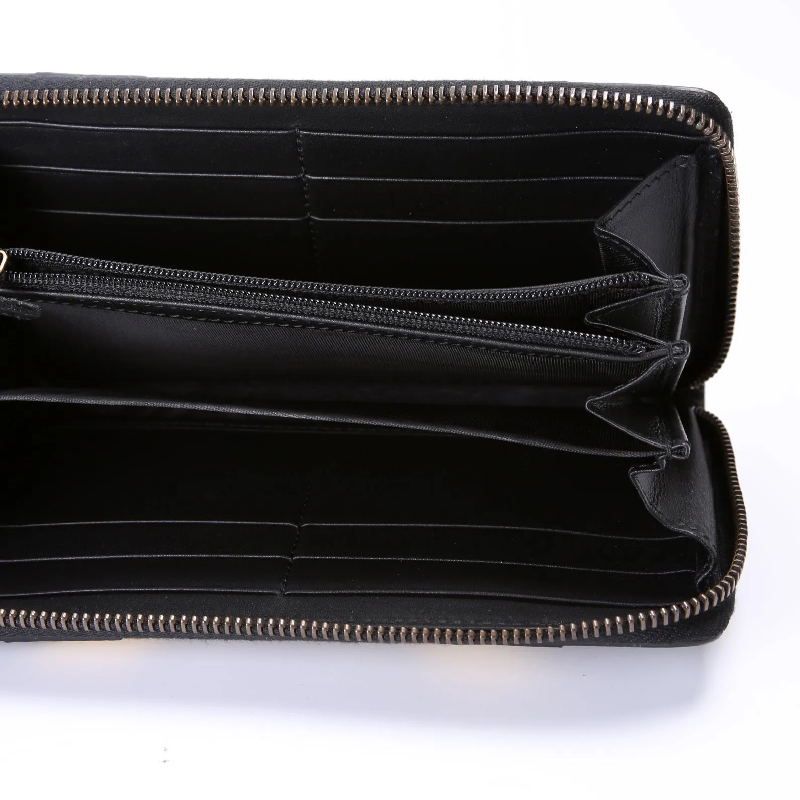 410102 Gucci Supreme Calfskin Zip Around Wallet