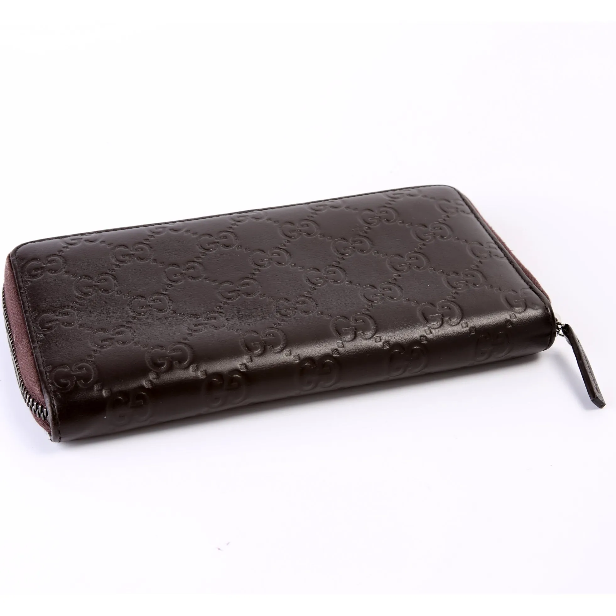 410102 Guccissima Zip Around Wallet
