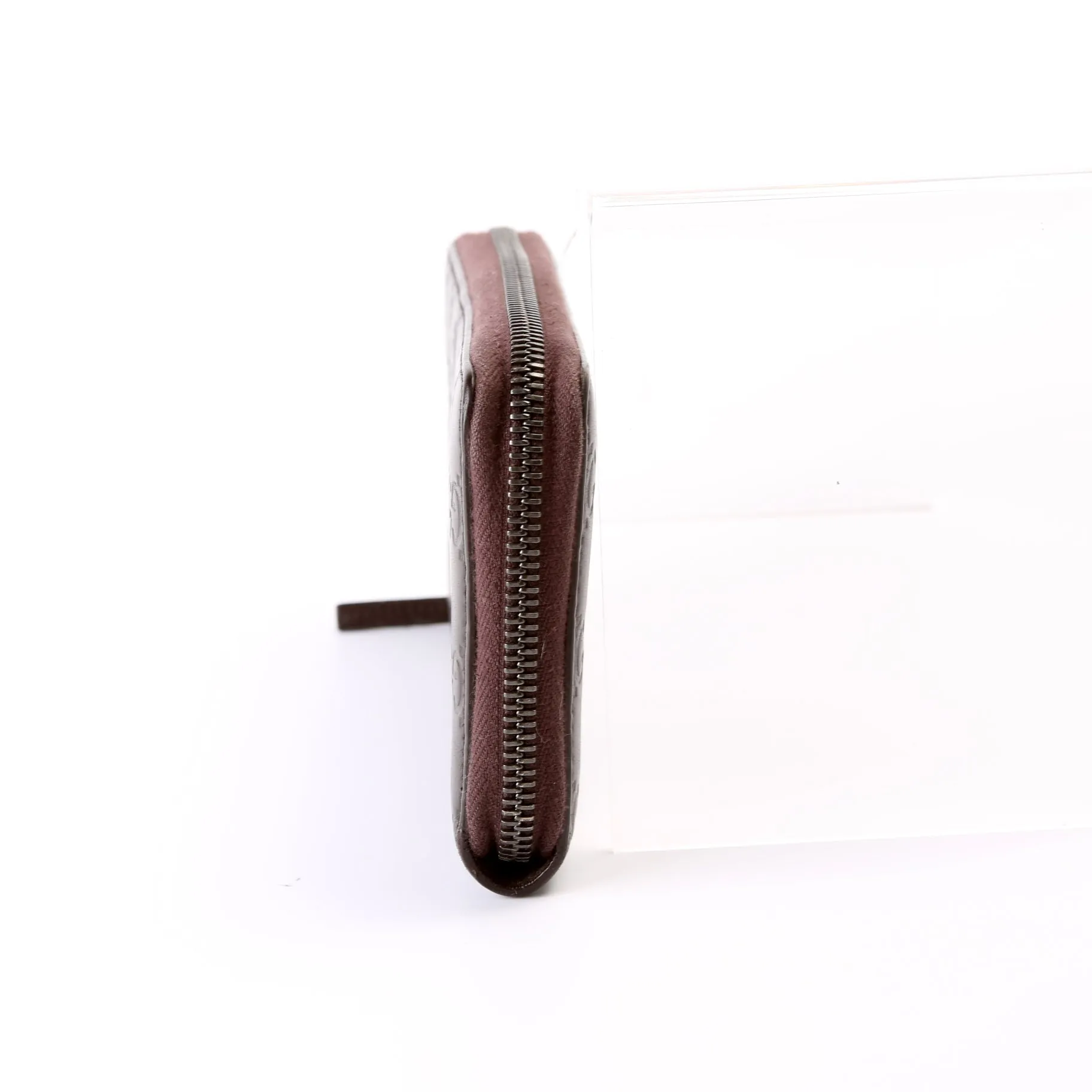 410102 Guccissima Zip Around Wallet