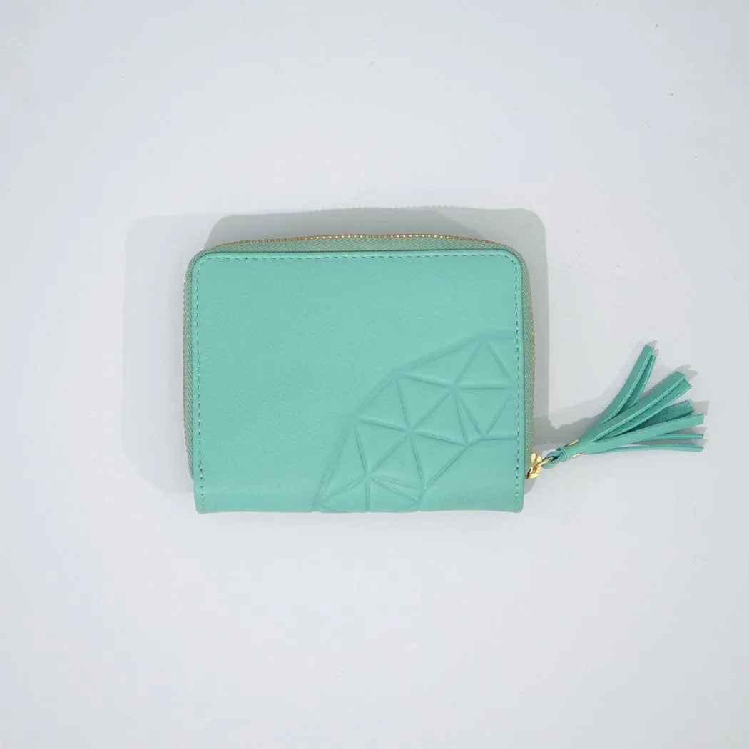 Ash Emboss Zip Wallet