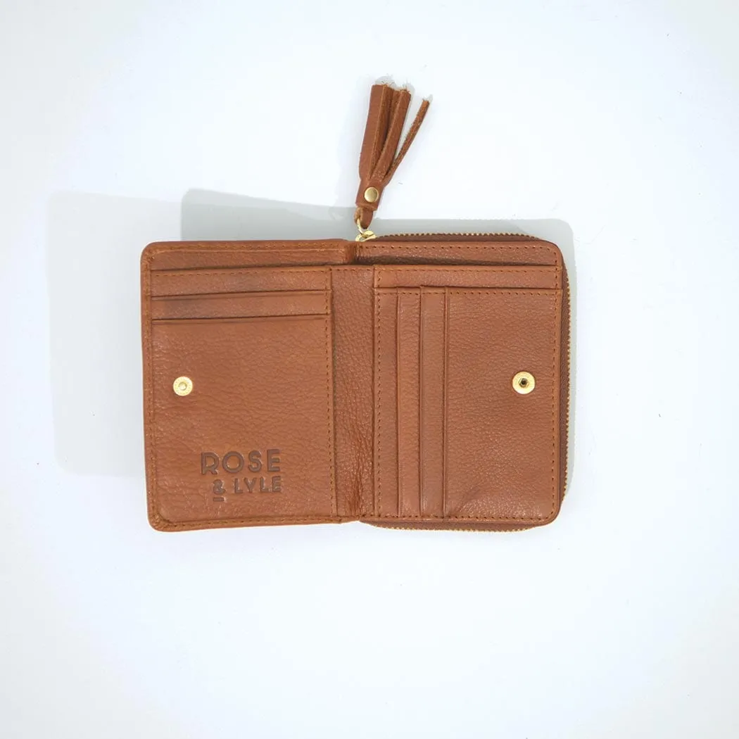 Ash Emboss Zip Wallet