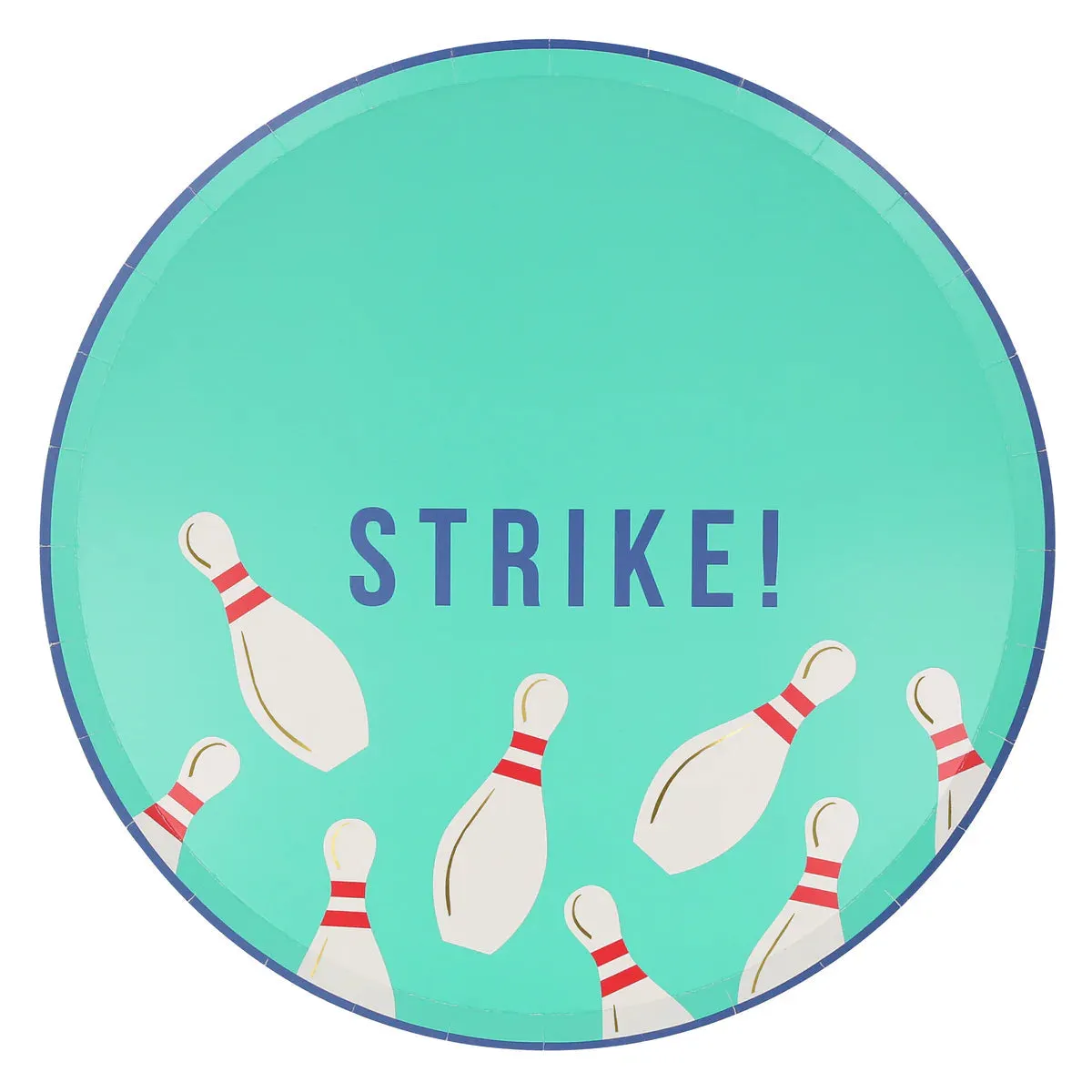 Bowling Dinner Plates (x 8)
