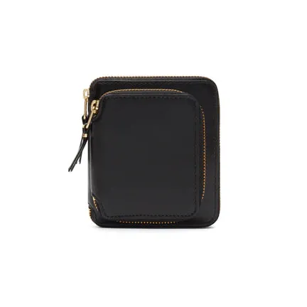 CDG Outside Pocket Full Zip Around Wallet (Black SA2100)
