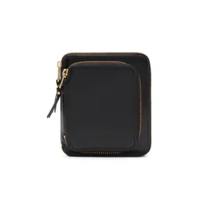 CDG Outside Pocket Full Zip Around Wallet (Black SA2100)