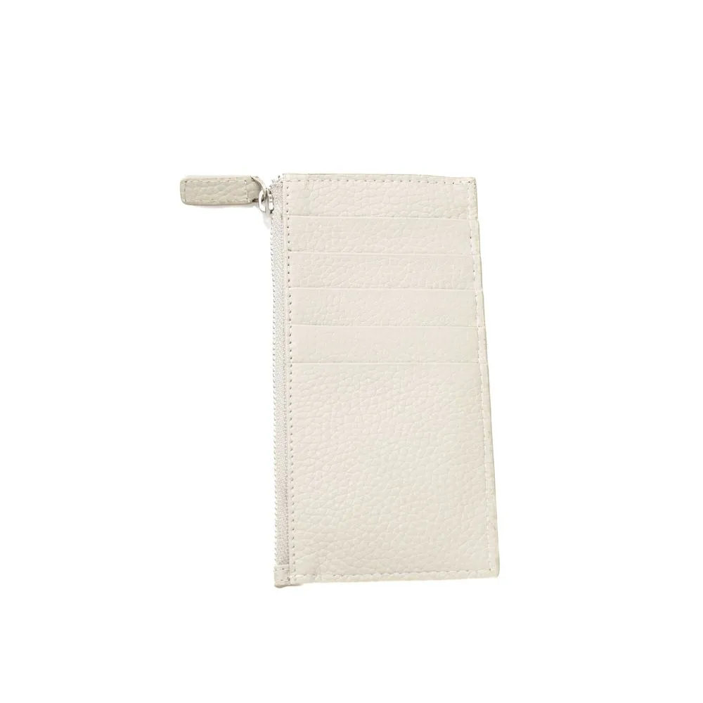 Cerruti 1881 White Leather Men Men's Wallet