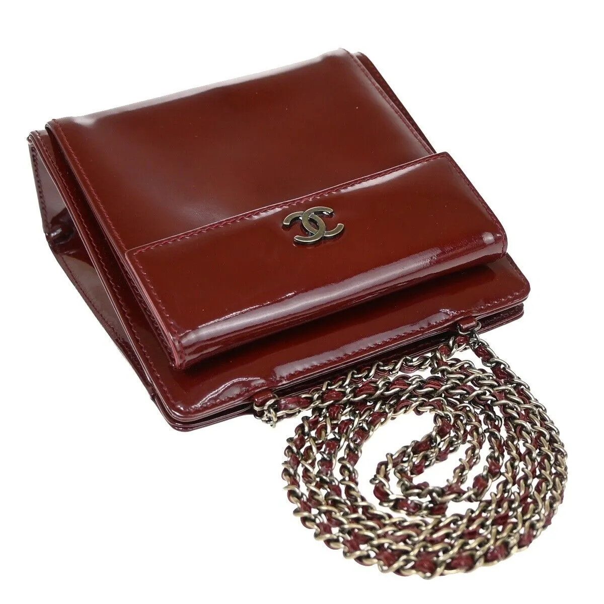 Chanel Cc Logo Mini Chain Shoulder Hand