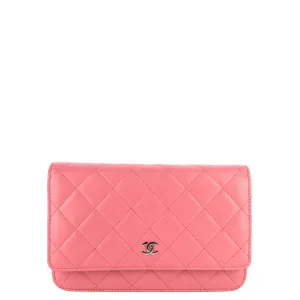 CHANEL Classic Lambskin Leather Wallet on Chain Bag