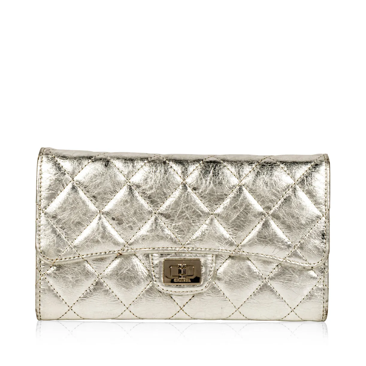chanel Wallet - Metallic Calfskin