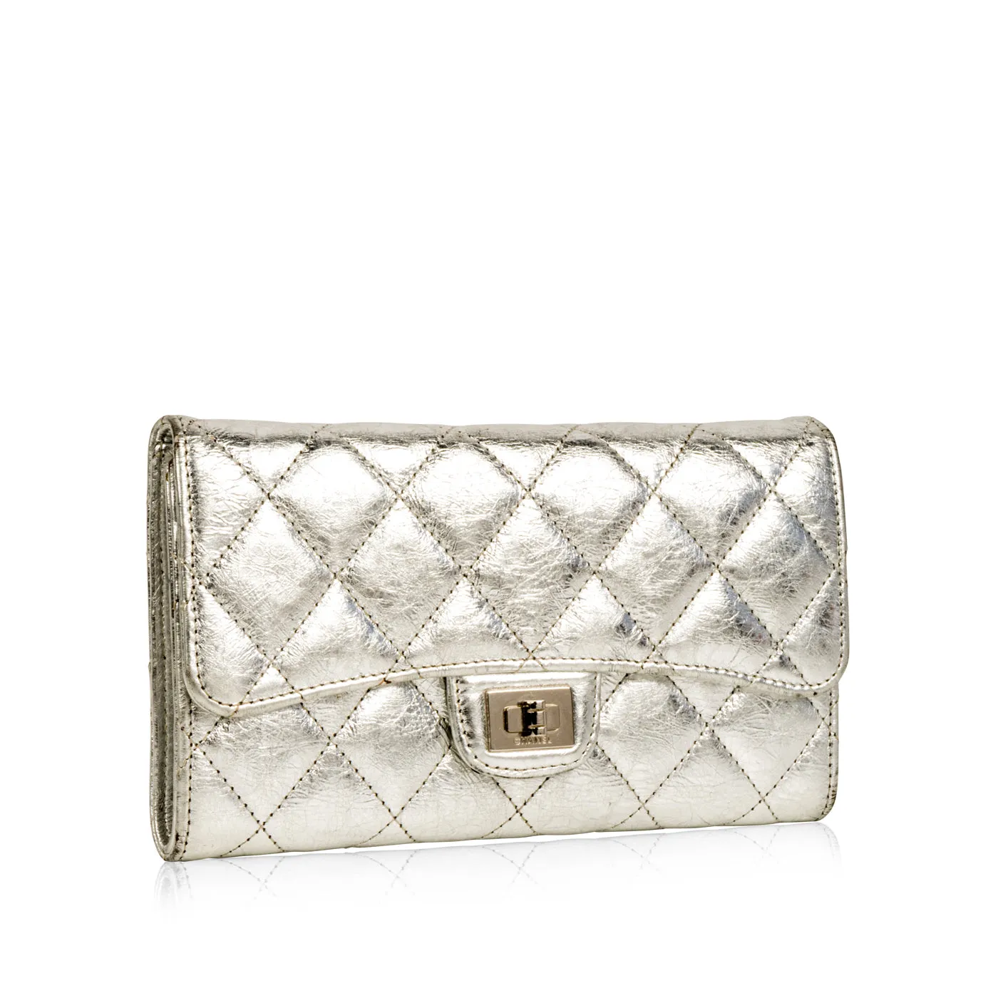 chanel Wallet - Metallic Calfskin