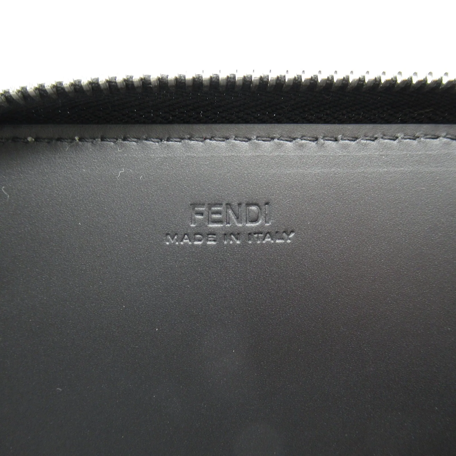 Fendi Leather Continental Zucca Wallet