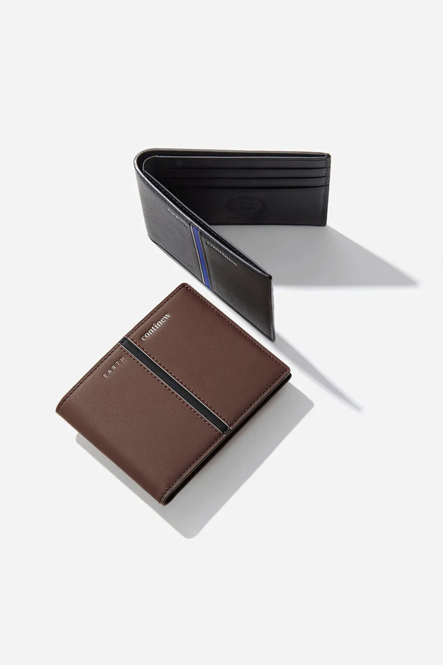 New Airman Bi-fold Wallet - Stone Black