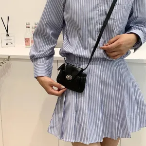 UAKISS  -  2024 Luxury Designer Women Mini Handbags and Purses 2024 Korean Fashion Shoulder Bag Lady Retro Chain Crossbody Bag