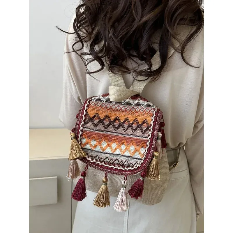UAKISS  -  Fashion Retro Bag Women 2024 Foreign Style New National Style Women Shoulder Bag Fashion Women's Crossbody Bags