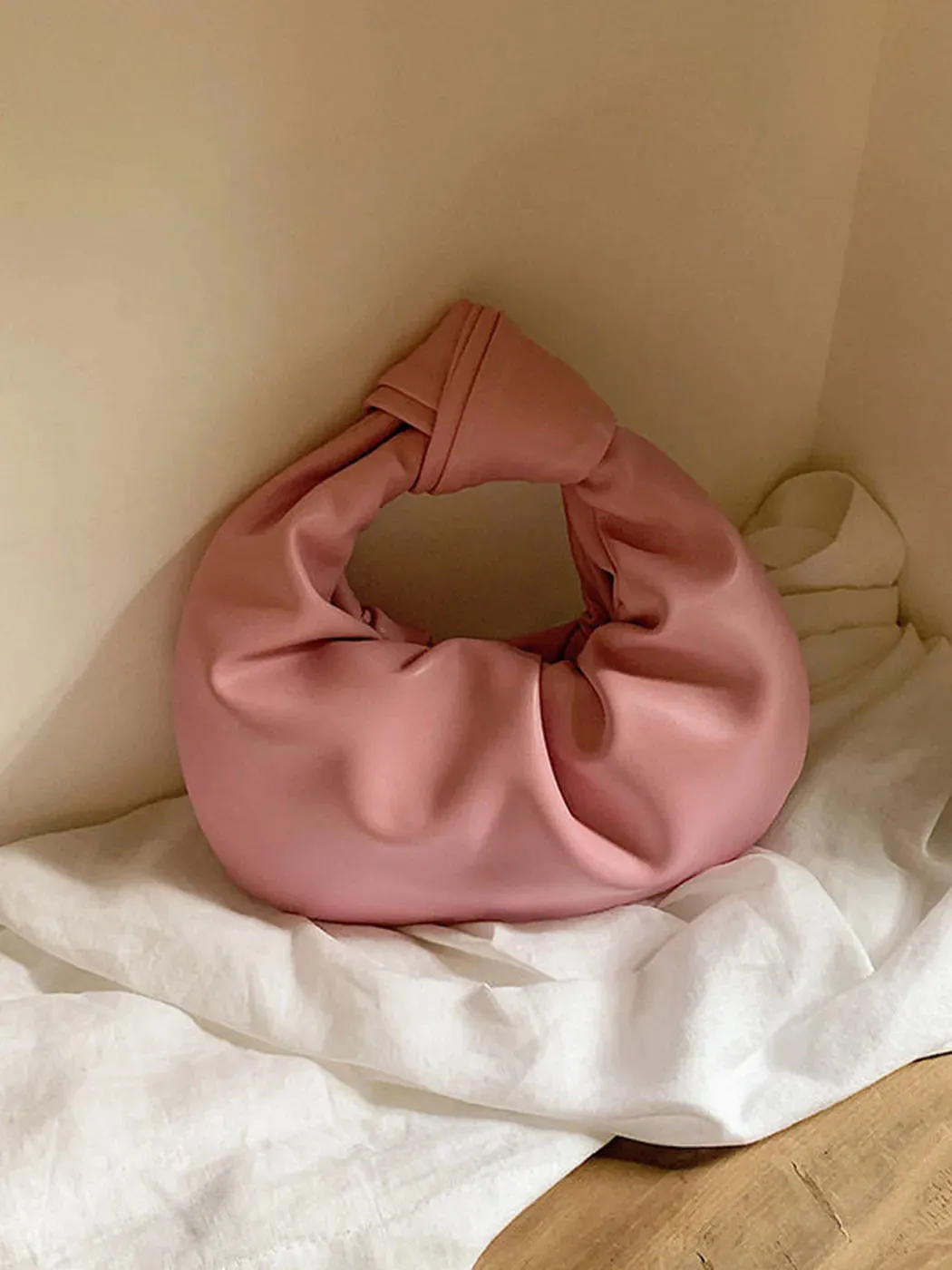UAKISS  -   Harajuku Solid Cloud Bag For Women Folds Chic Leather Hobos Bag Retro Cloud Crossbody Bag Female Vintage Design Bolsa