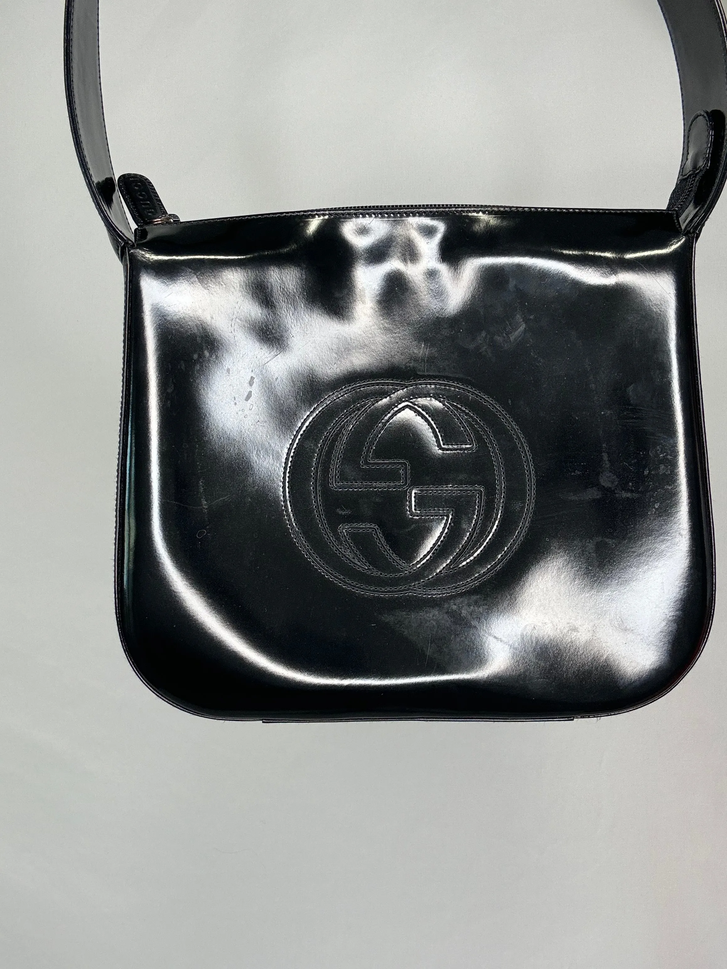 Vintage Gucci Soho Enamel Shoulder Bag